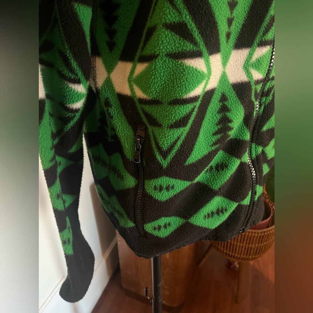 Polo Geometric Zip-Up Fleece Jacket - Picture 2 of 4